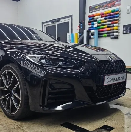 대구 BMW 키드니 그릴 부분 랩핑 정교함의 극치! 시공효과 공개 / 대구 북구 태전동