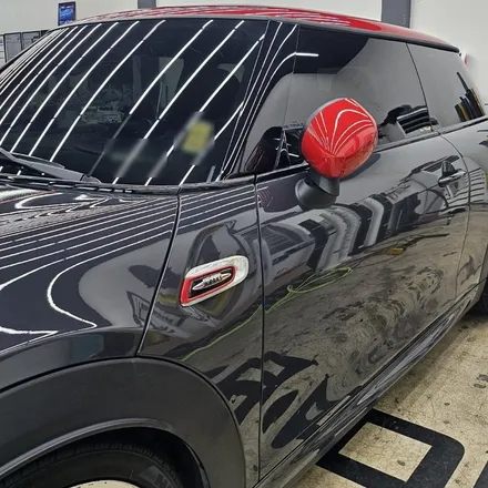 대구 BMW 미니 창틀 그릴 크롬죽이기 시공후기 / 대구 북구 태전동