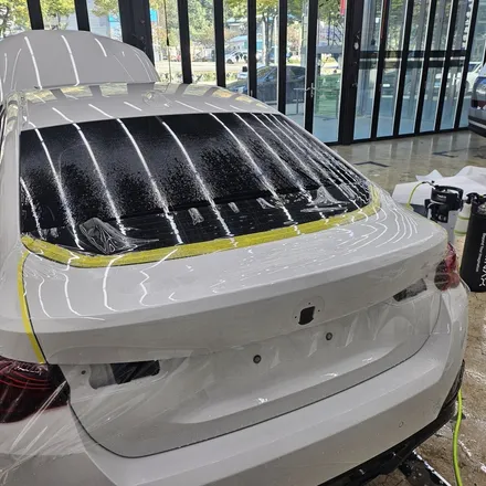 BMW i4 화이트 대구 북구 PPF 도장 전체 보호하기 / 대구 북구 태전동