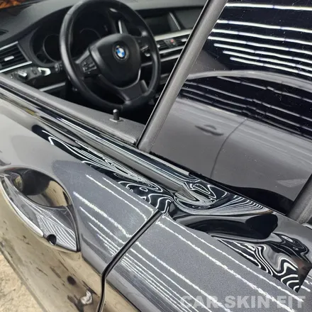 자동차 크롬 백화현상 대구 크롬죽이기 블랙 랩핑 BMW 5시리즈 시공후기 / 대구 북구 태전동