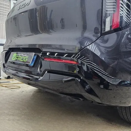 대구 SUV 스키드 플레이트 검정 랩핑, EV9 시공 효과 후기 / 대구 북구 태전동