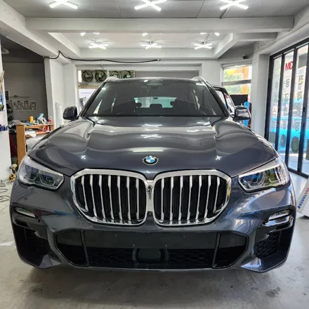 [부천랩핑][PPF][SOS디자인랩]  BMW X5 고광택화이트 전체랩핑 시공 입니다^^ / 경기 부천