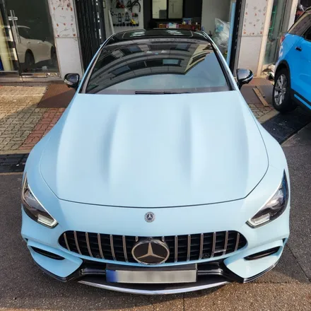 [부천랩핑][PPF][SOS디자인랩] 벤츠 AMG GT 전체랩핑 시공 입니다^^ / 경기 부천