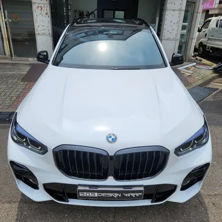 [부천랩핑][PPF][SOS디자인랩]  BMW X5 고광택화이트 전체랩핑 시공 입니다^^ / 경기 부천