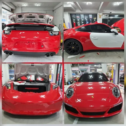 [부천랩핑][PPF][SOS디자인랩] 포르쉐 911 카레라 전체랩핑 시공 입니다^^ / 경기 부천