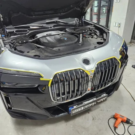[부천랩핑][PPF][SOS디자인랩] BMW 740I 투톤랩핑 시공 입니다^^ / 경기 부천