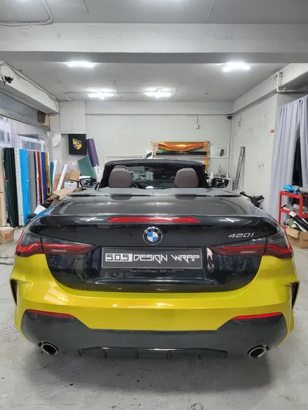 [부천랩핑][PPF][SOS디자인랩] BMW 420I 전체랩핑 시공 입니다^^ / 경기 부천