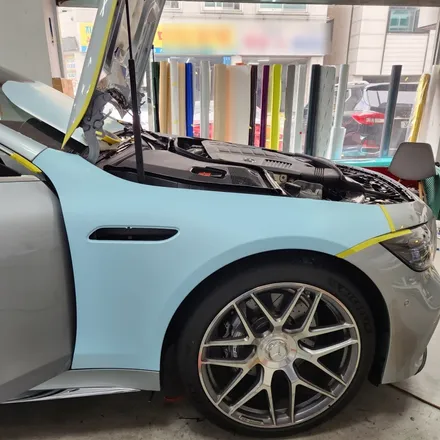 [부천랩핑][PPF][SOS디자인랩] 벤츠 AMG GT 전체랩핑 시공 입니다^^ / 경기 부천