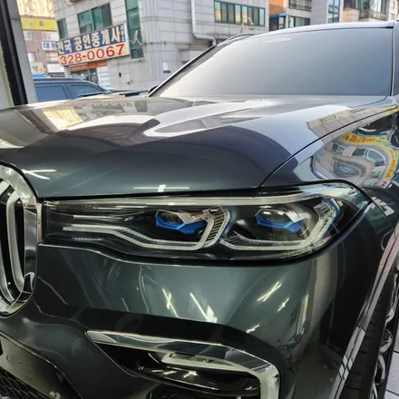 [부천랩핑][PPF][SOS디자인랩] BMW X7 헤드라이트PPF 시공 입니다^^ / 경기 부천