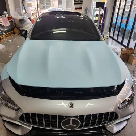 [부천랩핑][PPF][SOS디자인랩] 벤츠 AMG GT 전체랩핑 시공 입니다^^ / 경기 부천