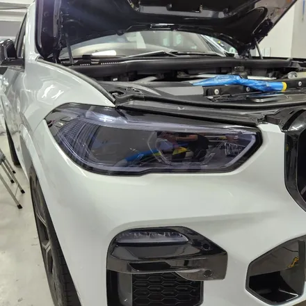 [부천랩핑][PPF][SOS디자인랩]  BMW X5 고광택화이트 전체랩핑 시공 입니다^^ / 경기 부천