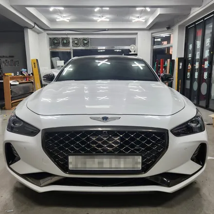 [부천랩핑][PPF][SOS디자인랩] 제네시스 G70 전체 블랙PPF 시공 입니다^^ / 경기 부천
