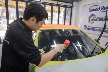 [BMW 3시리즈] 파나쉴드로 마음편해지기.(윈드쉴드)