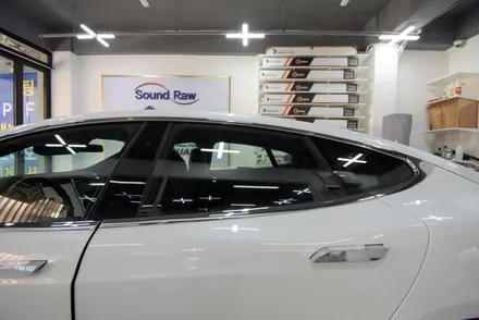[테슬라 모델S 90D] 아마테라스 EN35/전면 EN15/측후면, 아이나비 QXD950 mini