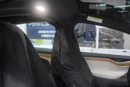 테슬라 모델 X 레이븐. 하버캠프 틴팅