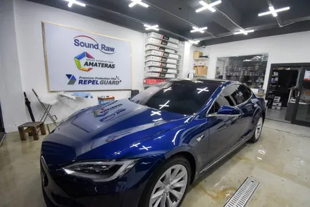 [테슬라 모델S 100D] 아마테라스 썬팅으로 시작, 나노커버 울트라 쉴드로 마무리