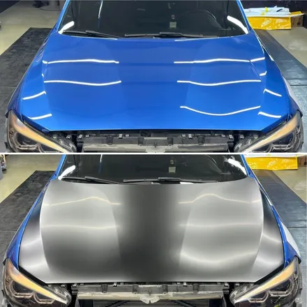 BMW118D 새틴블랙 전체랩핑 부산전체랩핑 / 부산 서구