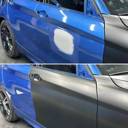 BMW118D 새틴블랙 전체랩핑 부산전체랩핑 / 부산 서구