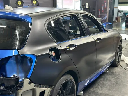 BMW118D 새틴블랙 전체랩핑 부산전체랩핑 / 부산 서구
