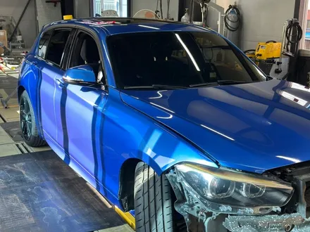 BMW118D 새틴블랙 전체랩핑 부산전체랩핑 / 부산 서구