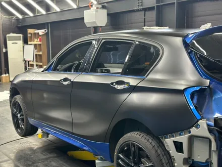 BMW118D 새틴블랙 전체랩핑 부산전체랩핑 / 부산 서구