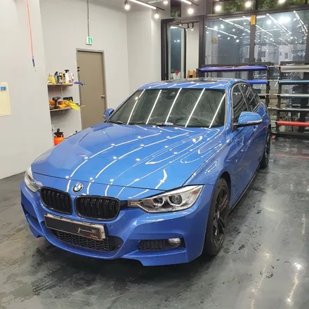 BMW 320d 글로스화이트 랩핑 / 김포시 마산동