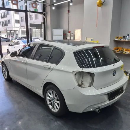 BMW 118d 사틴 다크 바솔트 전체랩핑 / 김포시 마산동