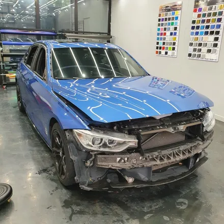 BMW 320d 글로스화이트 랩핑 / 김포시 마산동