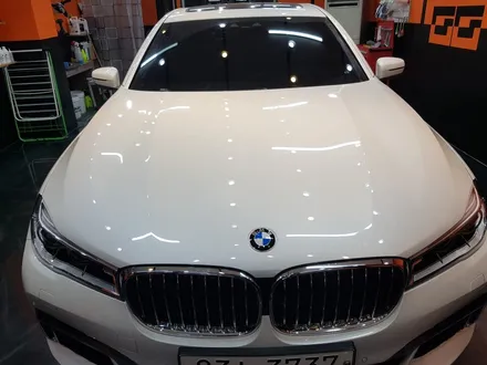 BMW 740LI 보험수리 광택 유리막코팅 발수코팅[인천 논현동 세차] / 김포시 마산동