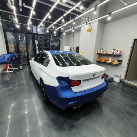 BMW 320d 글로스화이트 랩핑 / 김포시 마산동