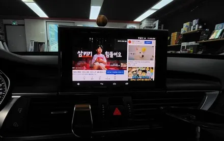 경주 FM1 아우디 A6, 모니터 블랙아웃이라면 안드로이드 M2C가 안성맞춤! / 경주시 소금강로