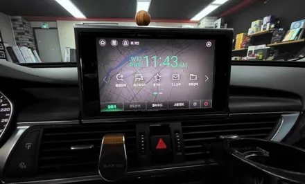 경주 FM1 아우디 A6, 모니터 블랙아웃이라면 안드로이드 M2C가 안성맞춤! / 경주시 소금강로