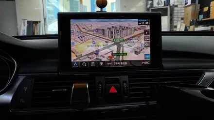 경주 FM1 아우디 A6, 모니터 블랙아웃이라면 안드로이드 M2C가 안성맞춤! / 경주시 소금강로