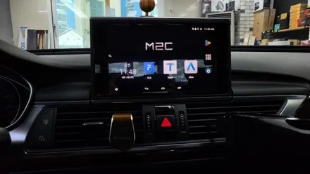 경주 FM1 아우디 A6, 모니터 블랙아웃이라면 안드로이드 M2C가 안성맞춤! / 경주시 소금강로