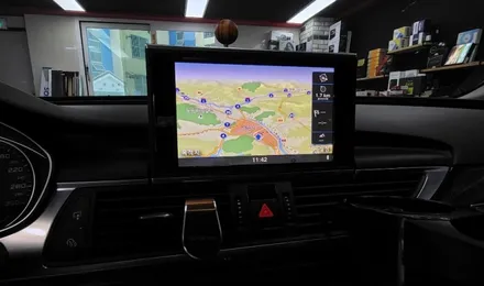 경주 FM1 아우디 A6, 모니터 블랙아웃이라면 안드로이드 M2C가 안성맞춤! / 경주시 소금강로