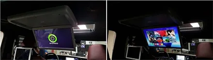 현대 팰리세이드 안드로이드 천정모니터 장착하기[ 경주포항안드로이드 천정모니터 전문점 FM1] / 경주시 소금강로