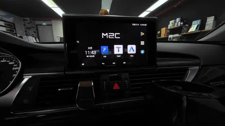 경주 FM1 아우디 A6, 모니터 블랙아웃이라면 안드로이드 M2C가 안성맞춤! / 경주시 소금강로