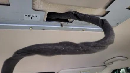 포항 카니발 천정모니터 보조모니터 장착 시공 / 경주시 소금강로