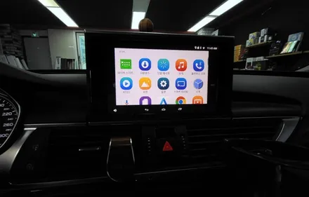 경주 FM1 아우디 A6, 모니터 블랙아웃이라면 안드로이드 M2C가 안성맞춤! / 경주시 소금강로