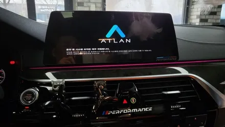 경주 M2C 200A 안드로이드 BMW540i에 장착하다 / 경주시 소금강로