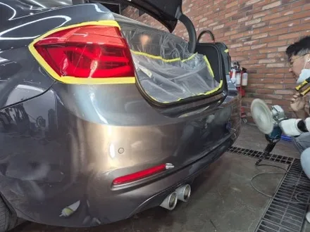 BMW 320D 석회수 피해흔적 제거 광택 / 동탄 능동