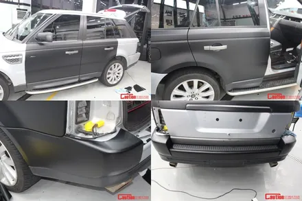 일산 고양 덕양 랩핑 전문점 [코션코리아 일산점] 레인지로버 무광블랙 전체랩핑 시공후기 / 고양시 덕양구 신원동