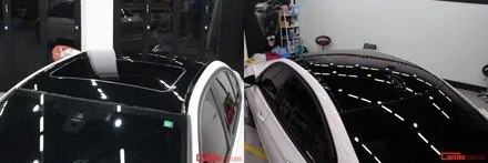 일산 고양 은평 BMW 루프스킨 전문점 [코션코리아 일산점] BMW320d 탑폴리에 루프스킨 시공후기 / 고양시 덕양구 신원동