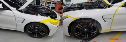 일산 고양 은평 BMW PPF전문점 [코션코리아 일산점] BMW M4 본넷 ,앞범퍼,휀더 PPF 시공후기 / 고양시 덕양구 신원동
