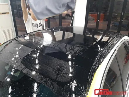 은평 고양 일산 벤츠 루프스킨 전문점 [코션코리아 일산점] BENZ E300 탑폴리에 루프스킨 시공후기~! / 고양시 덕양구 신원동