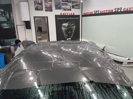 일산 은평 파주 BMW 루프스킨전문점[코션일산점]BMW G30 M550D 탑폴리에 유광그레이 루프스킨 + M퍼포먼스 사이드데칼 / 고양시 덕양구 신원동