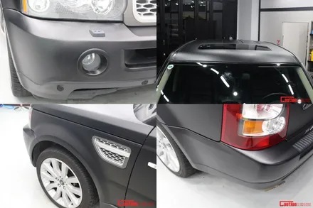일산 고양 덕양 랩핑 전문점 [코션코리아 일산점] 레인지로버 무광블랙 전체랩핑 시공후기 / 고양시 덕양구 신원동