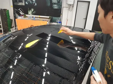 일산 고양 덕양 BMW 루프스킨전문점[코션코리아 일산점]BMW F30 320D 탑폴리에 루프스킨 시공후기~! / 고양시 덕양구 신원동