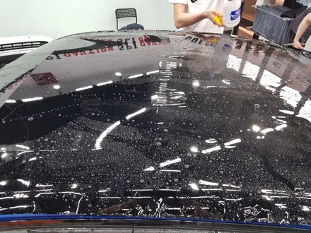 일산 고양 파주 BMW루프스킨 전문점[코션코리아 일산점]BMW F30 330I 에스토릴블루 탑폴리에 루프스킨 + 스플리터랩핑 시공후기 / 고양시 덕양구 신원동