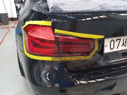 일산 고양 은평 라이트/테일램프 칼라필름전문점[코션코리아 일산점]BMW3(f30) 헤드라이트/테일램프 스모그필름 시공후기 / 고양시 덕양구 신원동